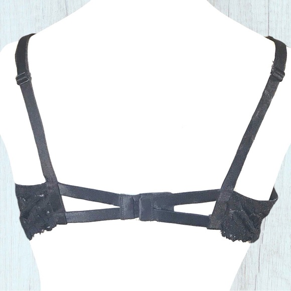 SMART & SEXY Black Lace Bra 38DD - Picture 6 of 8